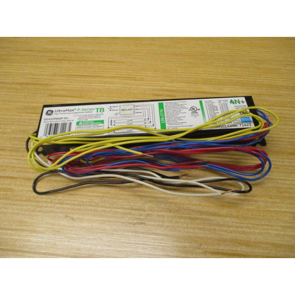 General Electric GE432MAXP-N+ UltraMax Electronic Ballast GE432MAXPN - New No Box General Electric GE432MAXP-N+ UltraMax Electronic Ballast GE432MAXPN - New No Box