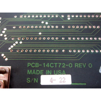 Ziatech ZT-14CT72 192 Parallel IO Board ZT14CT72 - Used