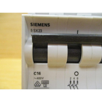 Siemens 5SX23 C16 Circuit Breaker C16 - Used
