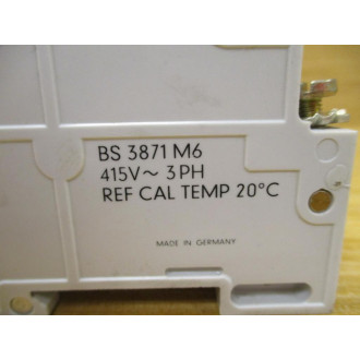 Siemens 5SN3 TP 6 AMP Circuit Breaker 5SN3TP - Used