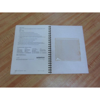 Solartron 5016207 Orbit Measurement System Manual - New No Box