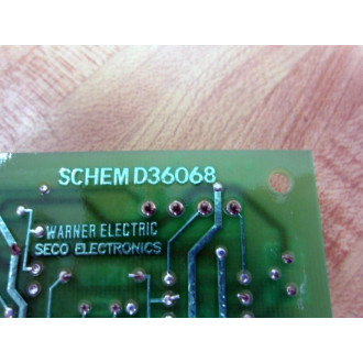 Seco WD36118-00 DC Drive Daughter Board WD3611800 - New No Box