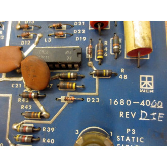 EmersonWer Industrial 1680-4000 Field Regulator Board 16804000 - Parts Only