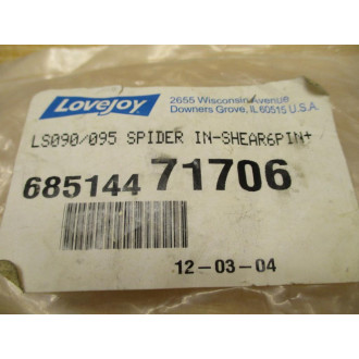 Lovejoy 68514471706 Jaw In Shear Coupling LS090095