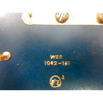 EmersonWer Industrial 1082-1B1 Electrostat 100A150A 10821B1 Board As Is - Parts Only