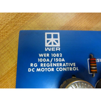 EmersonWer Industrial 1082-1B2 DC Motor Control Board 100A150A Board As Is - Parts Only