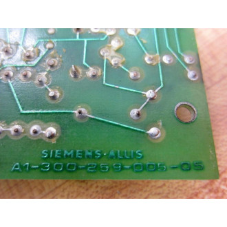Siemens A1-300-259-005-05 Circuit Board A130025900505 - Used