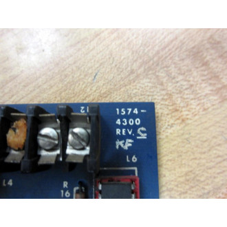 EmersonWer Industrial 1574-4300 Board 1574-2300 - Used