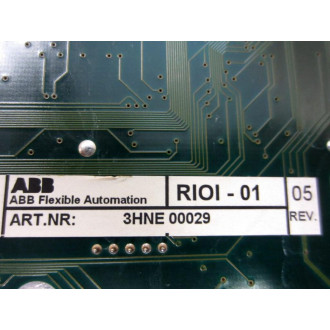 ABB 3HNE-00025 RIOI-01 Circuit Board 3HNE00025 3HNE 00029 - Used