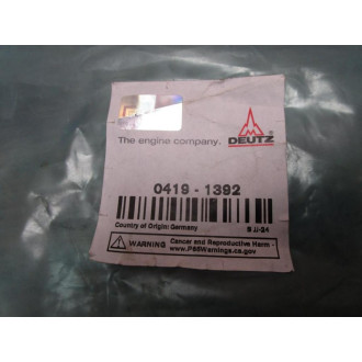 Deutz 0419-1392 Exhaust Pipe 04191392
