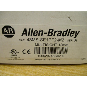 Allen Bradley 48MS-SE1PF2-M2 Vision Sensor 48MSSE1PF2M2 W Hardware & Disc