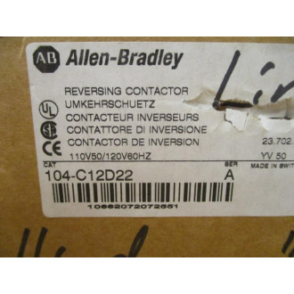 Allen Bradley 104-C12D22 Complete Device Starter 104C12D22 Series A