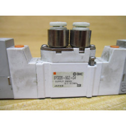SMC SY3220-5GZ-C4 Solenoid Valve SY32205GZC4 - Used