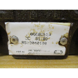 White Hydraulic RS03040100 Roller Stator Motor 06081524 - Used