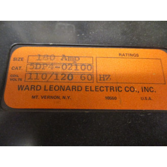 Ward Leonard 5DP4-02100 Contactor 5DP402100 - Used