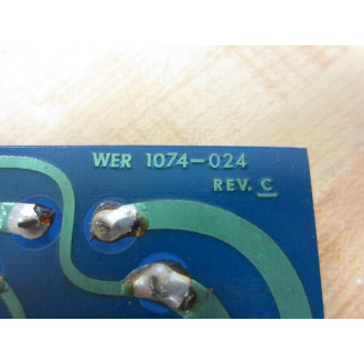 EmersonWer Industrial 1074-024 Relay Board 1074024 - Used