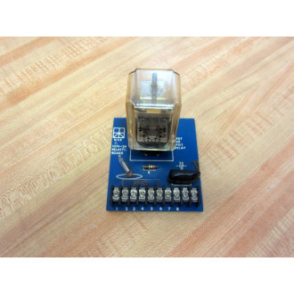 EmersonWer Industrial 1074-24 Relay PC Board 107424 WRelay - Used