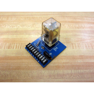 EmersonWer Industrial 1074-24 Relay PC Board 107424 WRelay - Used