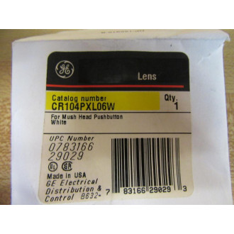 General Electric CR104PXL06W White Switch Cap