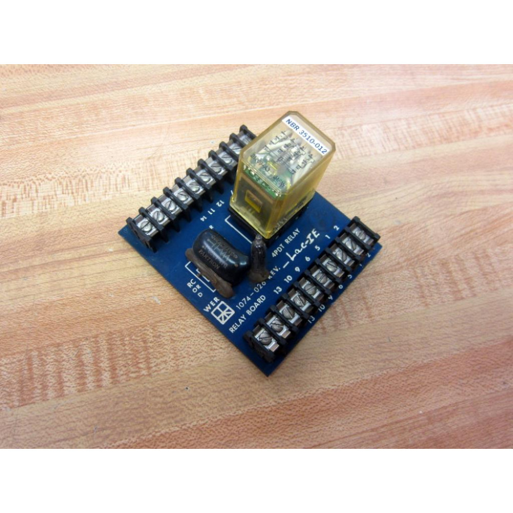 EmersonWer Industrial 1074-026 Relay Bd 1074026 WRelay - Used