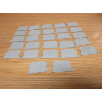 Allen Bradley 1492-EBJ3 End Barrier 1492EBJ3 (Pack of 30) - New No Box