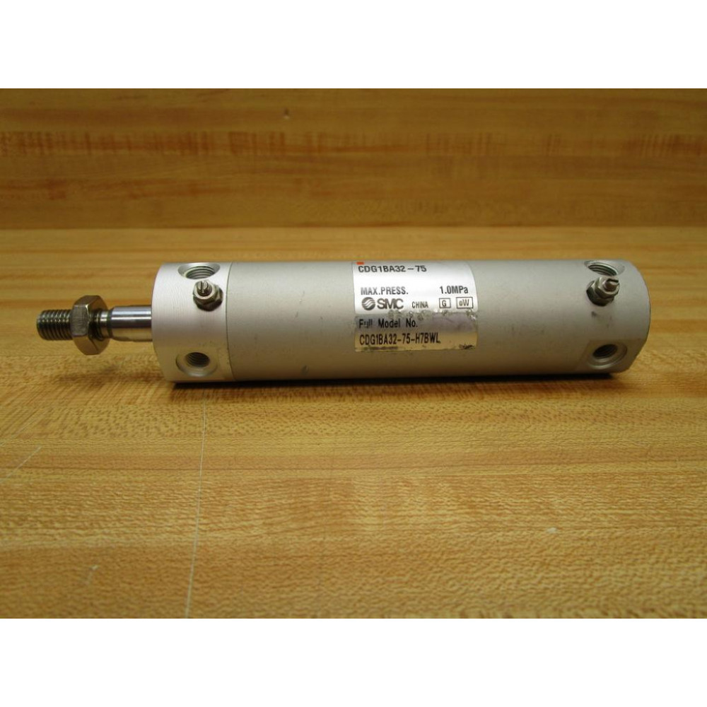 SMC CDG1BA32-75 Pneumatic Cylinder CDG1BA32-75-H7BWL - Used