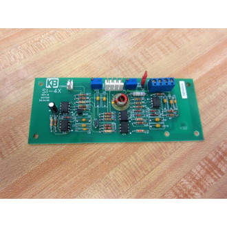 KB Electronics SI-4X Circuit Board A57325 SI-4X SI4X Rev.B - Used
