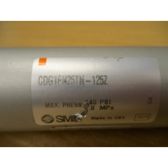 SMC CDG1FN25TN-125Z Air Cylinder CDG1FN25TN125Z - New No Box