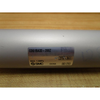 SMC CDG1BA32-200Z Pneumatic Cylinder CDG1BA32200Z - Used