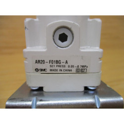 SMC AR20-F01BG-A Regulator AR20F01BGA W Mount - Used