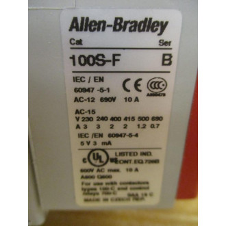 Allen Bradley 100S-C23EJ431BC Safety Contactor 100SC23EJ431BC - New No Box
