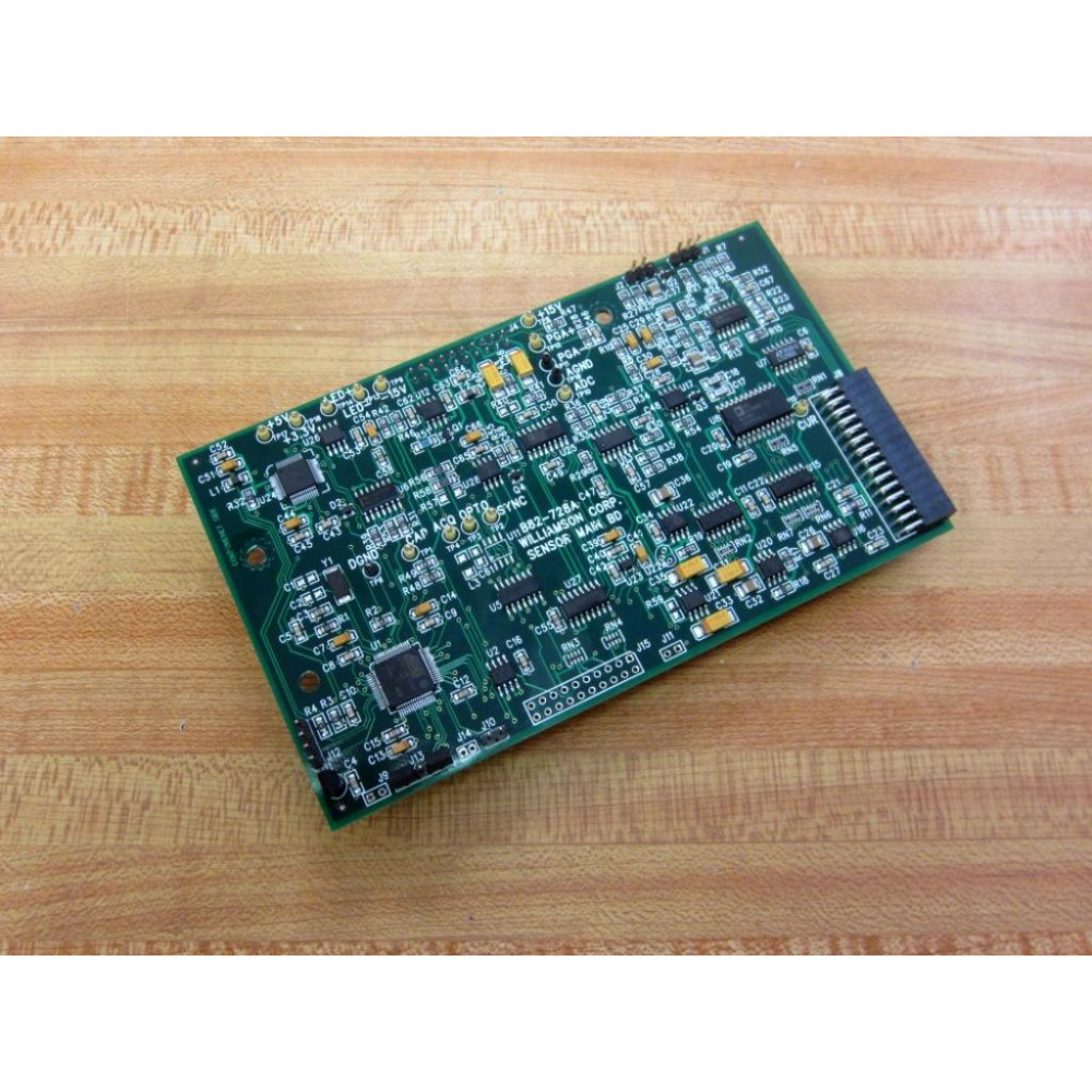 Williamson B82-729A Sensor Main Bd wRibbon Cable B82729A - Used