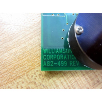 Williamson A82-499 Circuit Board A82499 - Used