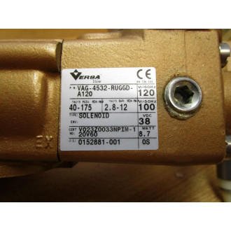 Versa VAG-4532-RUGGD-A120 Solenoid Valve VAG-4532-RUGGD - New No Box