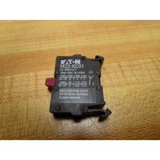 Eaton M22-KC01 Moeller Contact Block M22KC01