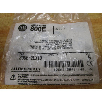 Allen Bradley 800E-2LX10 Contact Block 800E2LX10