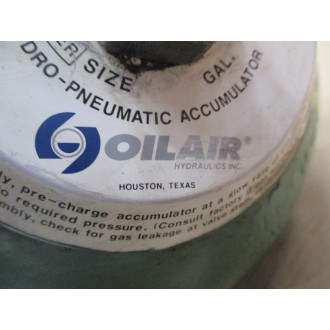 Oil Air Hydraulic BA05B4T01G1 Bladder Accumulator - Refurbished