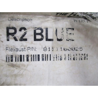 Flexaust 8111100025 R2 Blue PVC Hose 10" DIA 20' Length