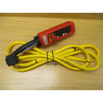 Konecranes PBXA05RR03 Pendant E-Stop Hoist Controller 11-12' Cable - Used
