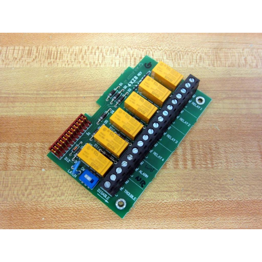 Honeywell 4XZB Notifier Zone Relay Module 4XZB 03218 Rev. G, 4XZM - Used