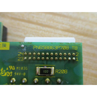Schneider 3D657037 Circuit Board PN658863P708 Rev. 04 - Used