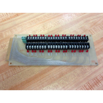 Dayco TTLIO-I Circuit Board TTLIOI Double Row + Terminal Block - Used