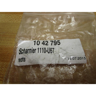 Emka 1110-U67 180° Right Hinge 1110U67 (Pack of 7) - New No Box