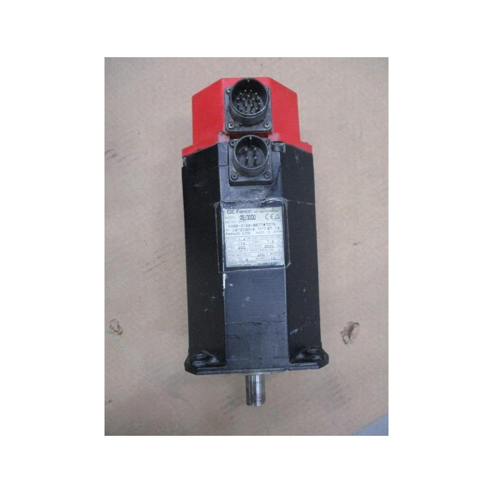 GE Fanuc A06B-0128-B5777076 AC Servo Motor A63000 - Used