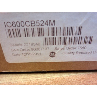GEFanuc IC600CB524 Arithmetic Control Module IC600CB524M - Refurbished