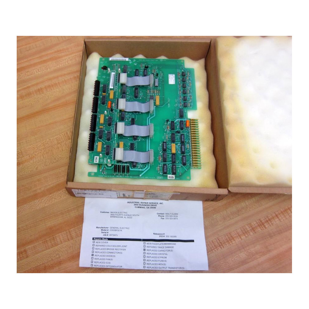 General Electric IC600BF921 Output Board IC600BF921K - Refurbished