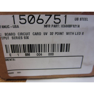 General Electric IC600BF921 Output Board IC600BF921K - Refurbished