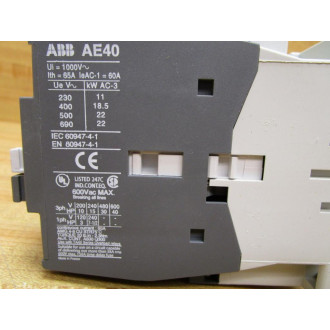 ABB AE40-30-R81 Contactor AE4030R81 - Used