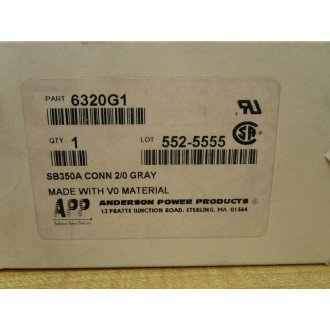 Anderson 6320G1 Plug And Socket Connector SB350A