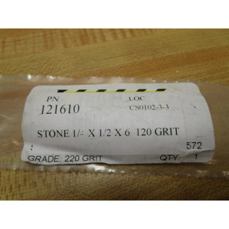 14X12X6 120 GRIT Polishing Stone 14X12X6120GRIT (Pack of 6) - New No Box